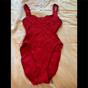 One piece bathing suit